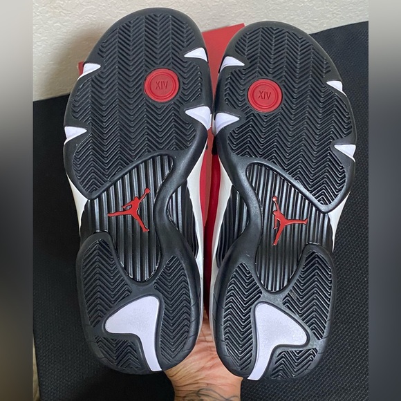 Mens Jordan 14 Retro Gym Red Toro sz 7 - Picture 5 of 8